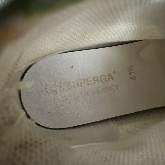 Loveshackfancy X Superga Floral High Top Sneakers Women 10.5 Floral Strawberry - Picture 12 of 16